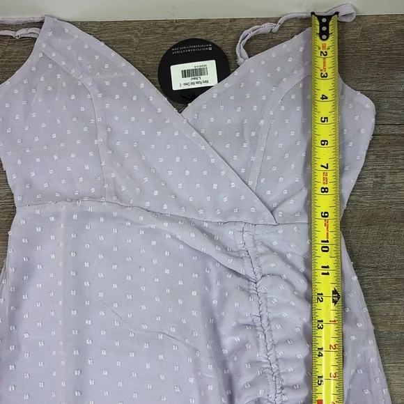 NEW White Fox MANY ROLES Midi Dress -Lilac Size Small - Picture 12 of 14